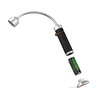 Lampe de camping rechargeable à piles, de qualité supérieure, antiadhésive, prix d'usine Greenergy, LED noire, barbecue, sac en aluminium