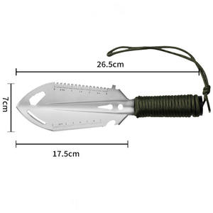 Pelle de poche multifonctionnelle 9 en 1, pelle de camping, de randonnée et de sac à dos 9 en 1 avec sac de transport pour le camping - Product Image 4