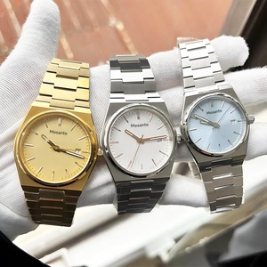 Reloj de Cuarzo Clásico de Lujo <span class=keywords><strong>TISSOT</strong></span>, Marca Original de Alta Gama, Ultrafino, Correa de Acero Inoxidable de 40/35 mm, Calendario, Fecha, Función PRX - Product Image 4
