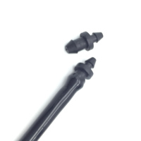 Embout de raccordement à barbelures 1/4 pouce pour l'irrigation goutte à goutte de jardin, pour tuyaux d'irrigation goutte à goutte de 3/5 mm et 4/7 mm, bouchons d'arrêt de tube d'irrigation goutte à goutte