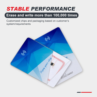 Kontaktlose Smart-Chipkarte, individuell bedruckbare PVC-Zugangskontrollkarte, RFID-NFC-Karte
