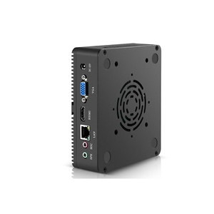 Không quạt Mini PC máy tính in-tel CE leron N2830 Win10 Linux HTPC <span class=keywords><strong>nettop</strong></span> 5xUSB H D VGA 300Mbps Wifi NUC nhỏ gọn PC - Product Image 2