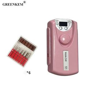 रिचार्जेबल 35000 आरपीएम 45W नाखून पॉलिश मशीन भंडारण इलेक्ट्रिक नाखून मृत त्वचा नाखून ड्रिल मशीन - Product Image 6