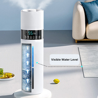 Humidificateur 7L pour grande pièce, chambre à coucher, avec veilleuse, remplissage par le haut, humidificateur à vapeur froide pour toute la maison, pour plantes, bébés, enfants, adultes