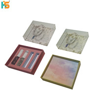 Coffret de brillant à lèvres vide avec Logo personnalisé, boîte d'emballage, boîtes à cosmétiques