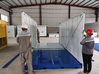 Stockage préfabriqué soudé en acier Assembler des unités de stockage portables empilables mobiles pliables Conteneur de stockage en libre-service