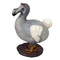Statue d'oiseau dodo en résine 3D personnalisée, figurine d'oiseau dodo éteint pour la décoration de la maison