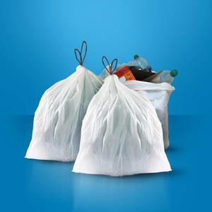 Sacs compacteurs commerciaux de 18 gallons avec cordon de serrage, sacs poubelle en plastique robustes de 2 mil d'épaisseur pour entreprises et foyers, 50 unités - Product Image 6