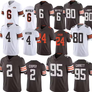Hommes Jeunes Femmes Cleveland # 12 ponceuses Shedeur # 15 Joe Flacco # 95 maillots de football américain cousus My-les Garrett et autres - Product Image 1