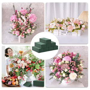 โฟมดอกไม้สีเขียวแบบเปียก - สำหรับ<span class=keywords><strong>งาน</strong></span>ประดิษฐ์สร้างสรรค์และของตกแต่งบ้าน สำหรับจัดแ<span class=keywords><strong>สด</strong></span>งดอกไม้ธรรมชาติและ<span class=keywords><strong>ดอกไม้</strong></span>ประดิษฐ์พร้อมดอกตูม - Product Image 5