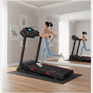 Cinta de Correr Eléctrica Plegable para Uso Doméstico, Pantalla LCD, Motor de 1.5HP, Rango de Velocidad de 1-16km/h, Inclinación Automática, MOQ 72 Piezas - Product Image 2