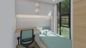 บ้านตู้คอนเทนเนอร์สำเร็จรูปสำหรับครอบครัวสุดหรู40ft 20FT บริการขนส่งทางอากาศสำหรับห้องนั่งเล่นห้องครัวห้องนอนและห้องน้ำ - Product Image 2