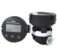 Electronic Digital Display High Precision Flow Meter for Diesel Methanol Oil OGM Oval Gear Flowmeter