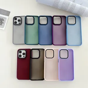 Translucent Matte Protective Cover Anti-fall Anti-Scratch Magnetic Charge Mobile Phone Case For IPhone 15 14 13 12 11 Pro Max