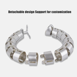 Attaches de câble de gestion de câble ABS argent/noir TA 100 Organisateurs <span class=keywords><strong>électronique</strong></span>s Produit - Product Image 5