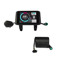 Bicicleta eléctrica 36V-72V programa 45A MQCON Sabvoton controlador desbloqueo con pantalla y Kit de conversión de bicicleta eléctrica USB