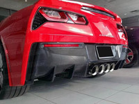 Pour Chevrolet Corvette C7 kit carrosserie en fibre de carbone Corvette C7 capot de spoiler de diffuseur en fibre de carbone