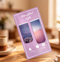 Marque-page magnétique Série Paysages Naturels Ciel et Mer – Idéal pour les Amateurs de Livres – Vente en Gros