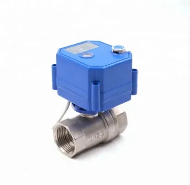 Water Drinken 2 Way Mini Elektrische Actuator Motor Bediende Kogelklep