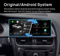 Reproductor Multimedia de 8,8 pulgadas para Audi A4 A5 2009-2012 Qualcomm 8Core inalámbrico Carplay Android Auto WIFI 4G SIM BT navegación GPS