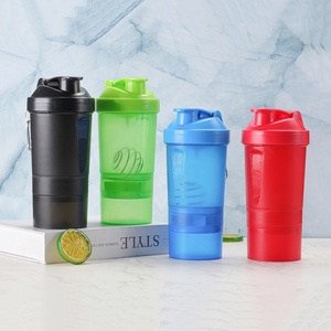 Hot Style <span class=keywords><strong>400</strong></span> <span class=keywords><strong>ml</strong></span> Shake Bottle Protein Bottle <span class=keywords><strong>Shaker</strong></span> con compartimento para polvo intergreed - Product Image 5