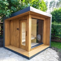Fabricant chinois de sauna familial pour 4 personnes, cabine de sauna de jardin, sauna extérieur en bois massif, sauna électrique moderne, sauna humide pour appartement