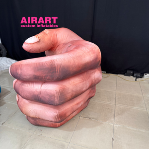 Escultura Inflable Gigante de Puño con Textura de Piedra de 2.4m, Mano de <span class=keywords><strong>Roca</strong></span> Realista Inflable para Decoración de Halloween y Laberintos Encantados - Product Image 5