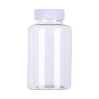 Botol Penyimpanan Plastik PET Transparan Persegi Besar dengan Tutup Sekrup untuk Cairan, Bubuk Padat, dan Obat-obatan Kecil 30ml Grosir