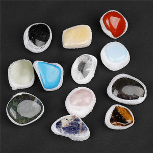 Espécimen De ciencia geológica Mineral <span class=keywords><strong>profecía</strong></span> piedra curación cristal piedra preciosa conjunto Color mezclado <span class=keywords><strong>2</strong></span> ~ 3cm roca piedra cristal caja de regalo - Product Image 3