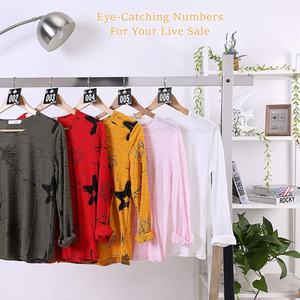 Etiquetas de Plástico con Números, Imagen Espejo Invertida, para Control de Entrada, para <span class=keywords><strong>Facebook</strong></span> Live, Suministros Reutilizables, Tarjetas para Colgar Ropa - Product Image 5