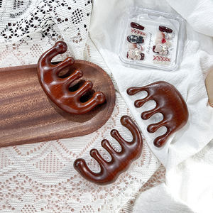 Kit kesehatan Cina Tradisional Sandal kualitas tinggi sisir rambut kayu sisir kulit kepala pijat tubuh kantong pemijat akupunktur sisir stimulasi - Product Image 1