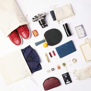 Bolsa con cordón de muselina de algodón con logotipo personalizado, envoltorios de regalo ecológicos con estampado de leopardo y cuerda gruesa para publicidad - Product Image 4