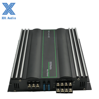 Amplificateur de voiture en aluminium de classe AB 40W*4CH de niveau d'entrée, puissance maximale de 600W avec crossovers et égaliseurs pour système audio de voiture