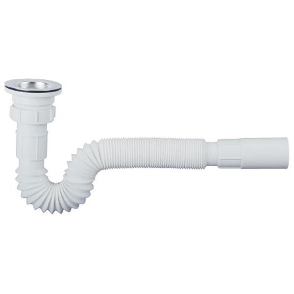 YOKIVE Tubo Desagüe Expandible 2.7 Pies | Adiós A Los Olores Y Fugas En Bañera Y Ducha | Material ABS Flexible