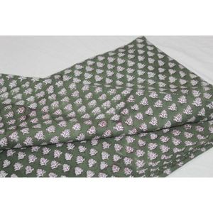 Handmade Textile Hand Block Printed Cotton Fabric Wholesale Lightweight Cotton Fabric Indian Floral Dress Making Fabric - Product Image 2