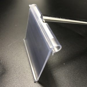 Kẹp Có Độ Cao Khác Nhau Giá Treo Bằng Nhựa Pvc Chữ T 6 ~ 8Mm Giá Treo Nhãn Chữ T Giá Siêu Thị Lật Lên Giá Treo Nhãn Bằng Nhựa - Product Image 3