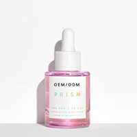 Siero facciale esfoliante antinvecchiamento 12% AHA + 3% BHA di incandescenza del retinolo dell'etichetta privata dell'oem di BLIW per il siero del fronte