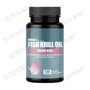 Julong OEM Capsules d'huile de krill antarctique avec <span class=keywords><strong>Omega</strong></span>-3s EPA DHA Astaxanthine et phospholipides Huile de krill 120 Softgels Support - Product Image 6