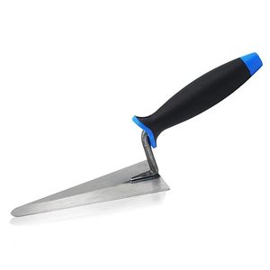 Outil de plâtrage professionnel à lame en acier au carbone à pointe arrondie, poignée ergonomique antidérapante - Product Image 1