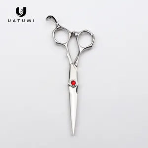 UATUMI Professional Wholesale Hot Selling Hair Cutting Scissors 6.0 Inches Japan Imported VG10 Steel Ruby Bearing Screws