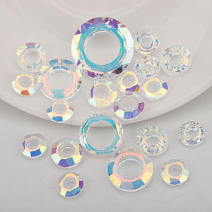 Qiao cristal verre ange anneaux Nail Art diamant décoration pour délicat charmant mode bijoux noël ornement pendentif - Product Image 6