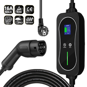 5M 6A/8A/10A/13A/16A Adjustable Home Use Type 2 Portable <strong>EV</strong> <strong>Charger</strong> <strong>Cable</strong> - Product Image 4
