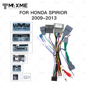 Faisceau <span class=keywords><strong>d</strong></span>'alimentation <span class=keywords><strong>pour</strong></span> 2009-2013 Honda Spirior Navigation <span class=keywords><strong>autoradio</strong></span> stéréo faisceau <span class=keywords><strong>d</strong></span>'alimentation câble adaptateur de fil Canbus boîte Support AMP - Product Image 2