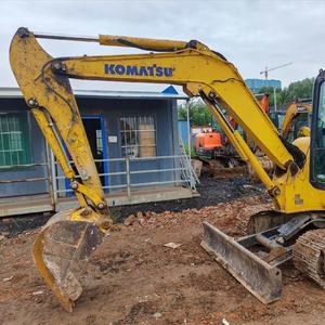Excavatrice sur chenilles Komatsu PC56-7 de 2019, matériel de construction d'occasion, mini-excavatrice Komatsu de 5,6 tonnes à vendre. - Product Image 3