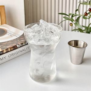 แก้วใส่น้ำผลไม้นมแบบใสขนาด415มล. แก้วบอโรซิลิเกตทรงสูงแก้วกาแฟอเมริกาโน่ - Product Image 4