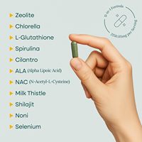 Capsules de désintoxication pour nettoyage du foie pour adulte Détox des métaux lourds Gut Health & Energy NAC Chlorella Spirulina Milk Thistle & Shilajit