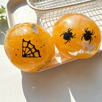 Nieuwe aanwinst: Kinderen Squishy Speelgoed Kiwi Halloween Squishy Smoothie Ballen Squishy Fidget Speelgoed voor Halloween Cadeaus