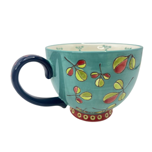 Factory Wholesale 15oz Hand Painting Tea Cups Multi-color Coffee Mugs Custom Ceramic Stoneware Coffee Milk <b>Cereal</b> Mug - Product Image 4