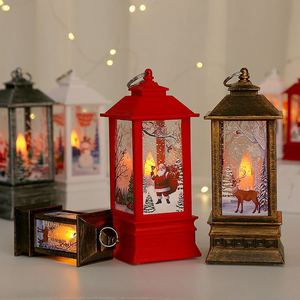 Luz Nocturna LED de Navidad con Cambio de Color, Linterna Acrílica Hecha a Mano, Decoración Navideña de Santa, Funciona con Pilas de Botón, Adorno Colgante - Product Image 4