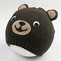 Nuevo Gorro de Invierno de Moda con Orejas para Niños y Niñas, Personalizado con Logotipo, de Algodón Acrílico